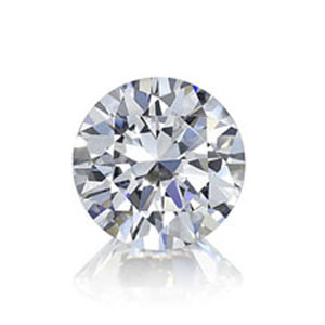 Diamond in classic round brilliant cut